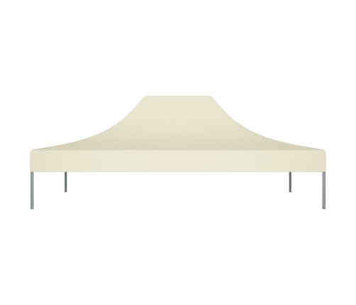 Techo de carpa para celebraciones color crema 4,5x3 m 270 g/m²