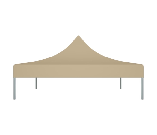 Techo de carpa para celebraciones beige 4,5x3 m 270 g/m²