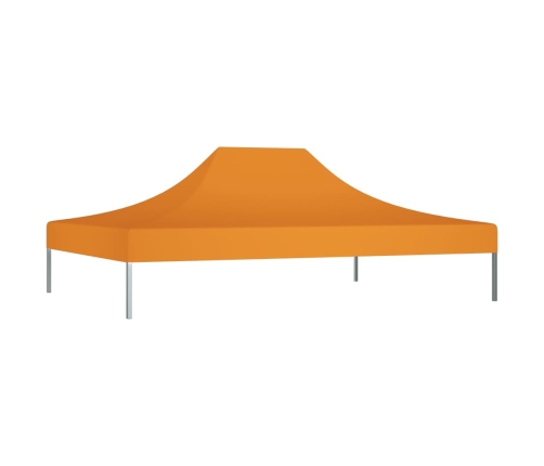 Techo de carpa para celebraciones naranja 4,5x3 m 270 g/m²