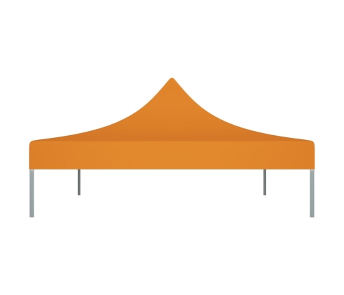 Techo de carpa para celebraciones naranja 4,5x3 m 270 g/m²