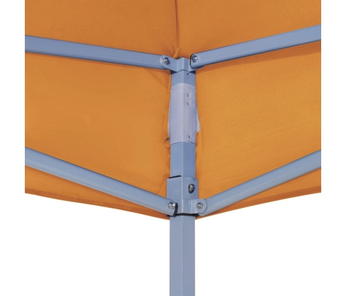 Techo de carpa para celebraciones naranja 4,5x3 m 270 g/m²