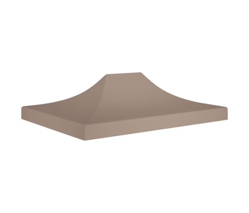 Techo de carpa para celebraciones gris taupe 4,5x3 m 270 g/m²