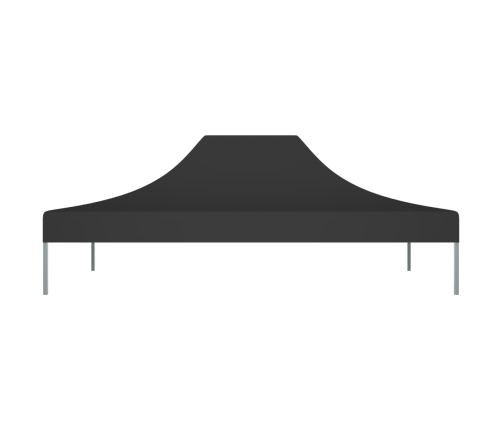 Techo de carpa para celebraciones negro 4,5x3 m 270 g/m²