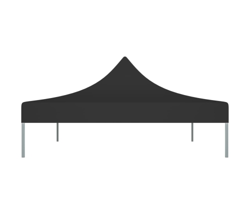 Techo de carpa para celebraciones negro 4,5x3 m 270 g/m²