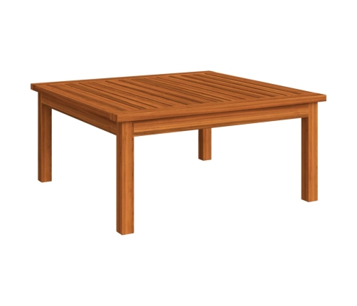 Muebles de jardín 10 pzas cojines crema madera maciza acacia