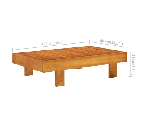 Muebles de jardín 7 pzas con cojines gris oscuro madera acacia
