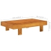 Muebles de jardín 7 pzas con cojines gris oscuro madera acacia