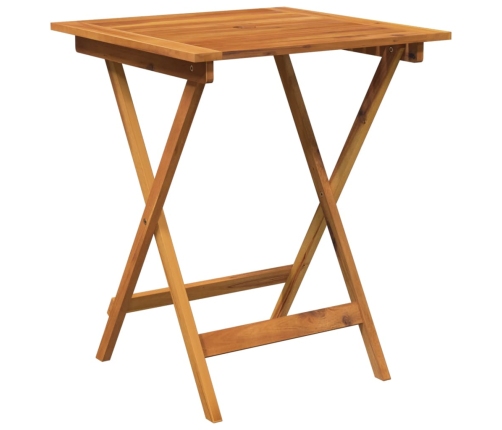 Comedor de jardín plegable 3 piezas madera maciza de acacia