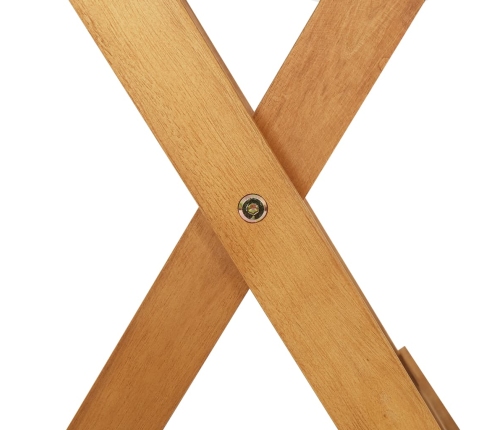 Comedor de jardín plegable 3 piezas madera maciza de acacia