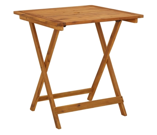 Comedor de jardín plegable 3 piezas madera maciza de acacia