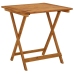 Comedor de jardín plegable 3 piezas madera maciza de acacia