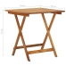 Comedor de jardín plegable 3 piezas madera maciza de acacia