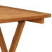 Comedor de jardín plegable 3 piezas madera maciza de acacia