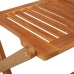 Comedor de jardín plegable 3 piezas madera maciza de acacia
