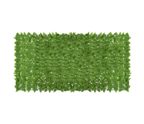 Toldo para balcón con hojas verde 300x150 cm
