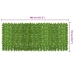Toldo para balcón con hojas verde 400x150 cm