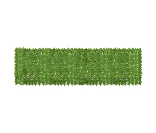 Toldo para balcón con hojas verde 500x150 cm
