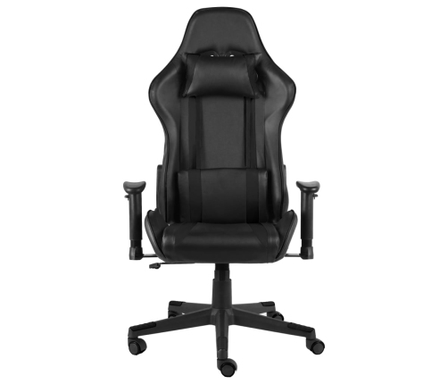 Silla gaming giratoria PVC negro