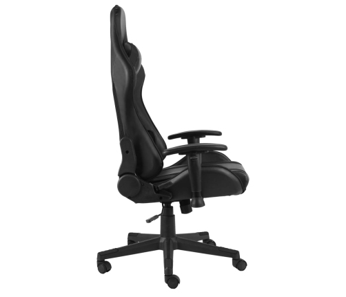 Silla gaming giratoria PVC negro