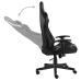 Silla gaming giratoria PVC negro