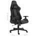 Silla gaming giratoria PVC negro