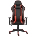 Silla gaming giratoria PVC rojo