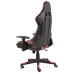 Silla gaming giratoria PVC rojo