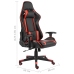 Silla gaming giratoria PVC rojo