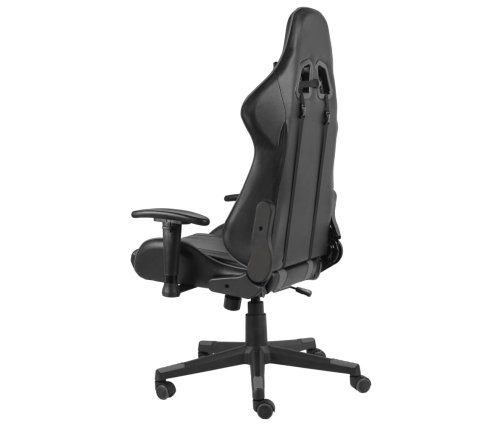 Silla gaming giratoria PVC gris