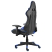 Silla gaming giratoria PVC azul