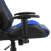 Silla gaming giratoria PVC azul