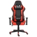 Silla gaming giratoria PVC rojo