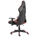 Silla gaming giratoria PVC rojo