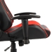 Silla gaming giratoria PVC rojo