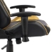 Silla gaming giratoria PVC dorado