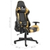 Silla gaming giratoria PVC dorado