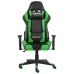 Silla gaming giratoria PVC verde