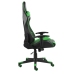 Silla gaming giratoria PVC verde