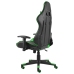 Silla gaming giratoria PVC verde