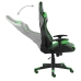 Silla gaming giratoria PVC verde