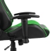 Silla gaming giratoria PVC verde