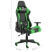 Silla gaming giratoria PVC verde