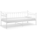 Estructura de sofá cama sin colchón metal blanco 90x200 cm