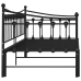 Estructura sofá cama extraíble sin colchón metal negro 90x200cm