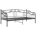 vidaXL Estructura de sofá cama de metal negro 90x200 cm