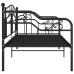 vidaXL Estructura de sofá cama de metal negro 90x200 cm