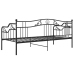 vidaXL Estructura de sofá cama de metal negro 90x200 cm