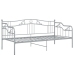 vidaXL Estructura de sofá cama de metal gris 90x200 cm