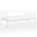 Sofá cama extraíble sin colchón metal blanco 90x200cm