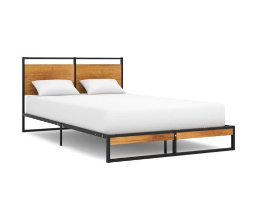 vidaXL Estructura de cama de metal 120x200 cm